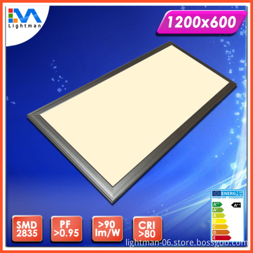 Aluminum Lamp Body 72w 120x60 cm led ceiling light panel for office drop ceiling